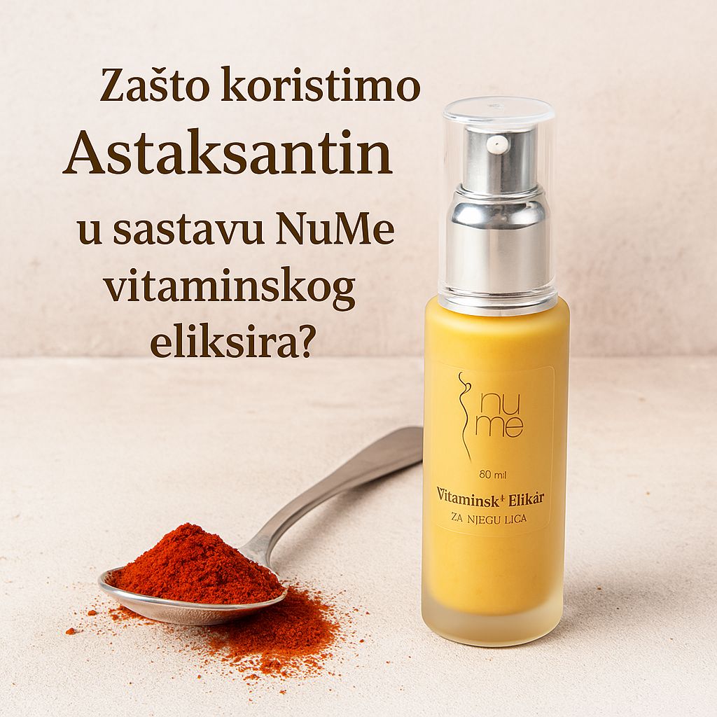 Zašto koristimo astaksantin u sastavu NuMe vitaminskog eliksira